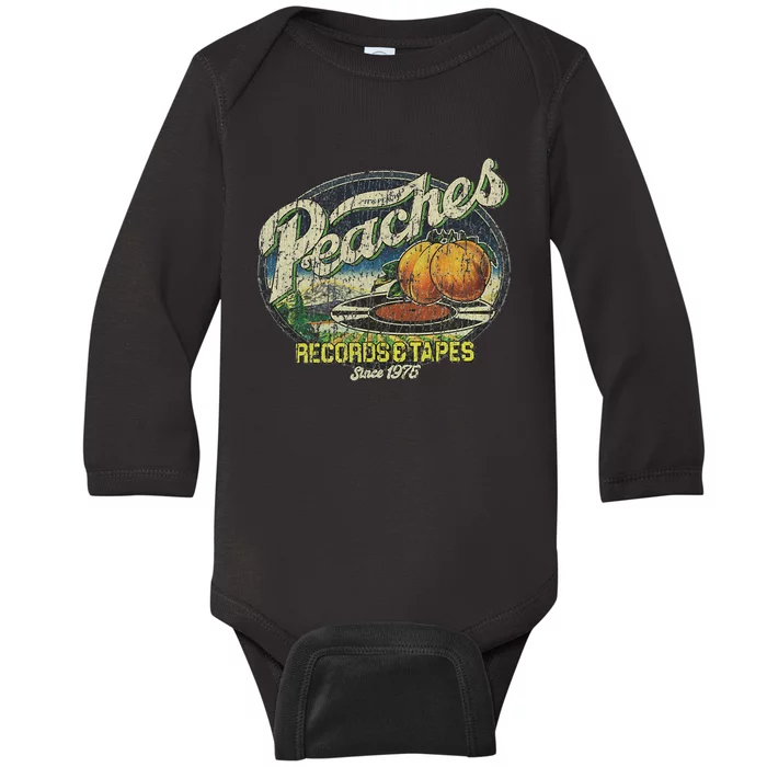 Peaches Records & Tapes 1975 Baby Long Sleeve Bodysuit