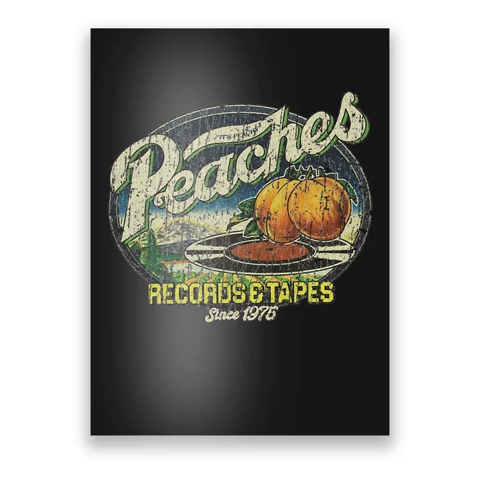 Peaches Records & Tapes 1975 Poster