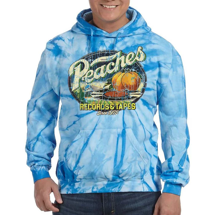 Peaches Records Tapes 1975 Tie Dye Hoodie