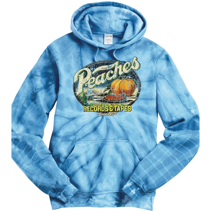 Peaches Records Tapes 1975 Tie Dye Hoodie