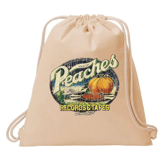 Peaches Records Tapes 1975 Drawstring Bag