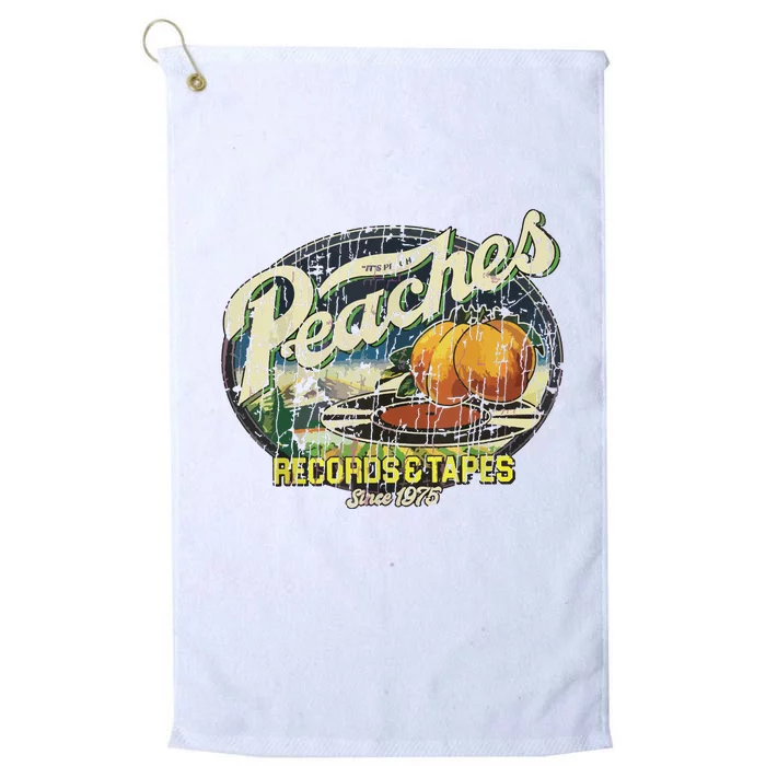 Peaches Records Tapes 1975 Platinum Collection Golf Towel