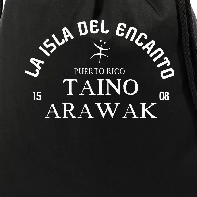 Puerto Rico Taino Arawak And Gift Drawstring Bag