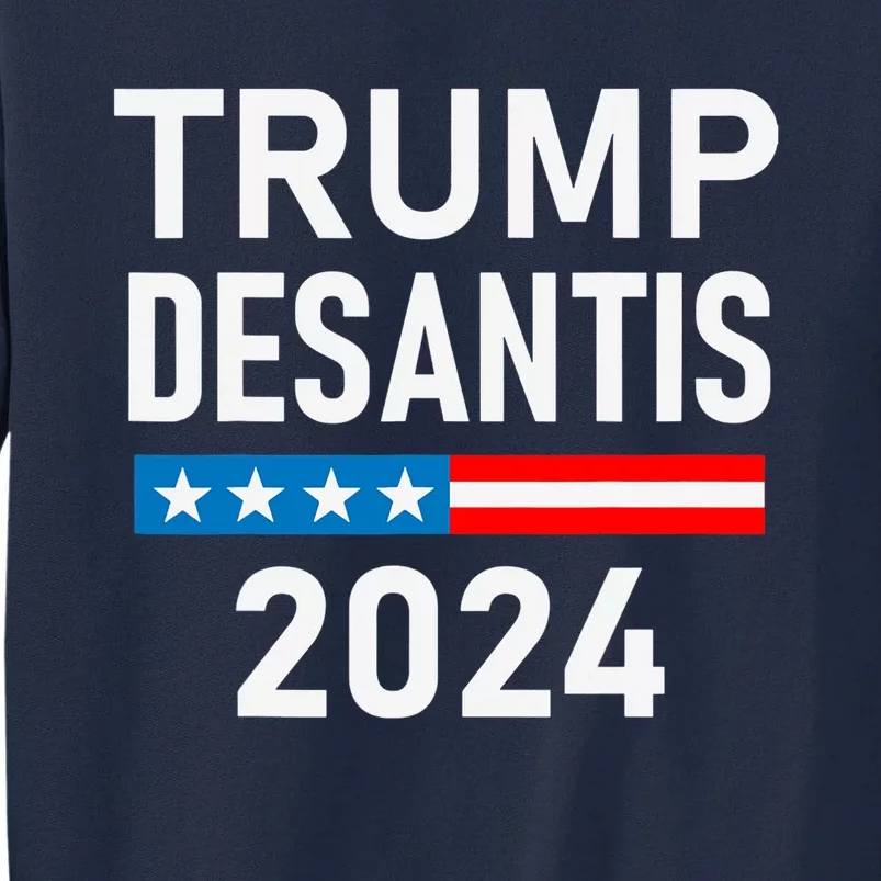 Perfect Republican Ticket_ Trump DeSantis 2024 Tall Sweatshirt