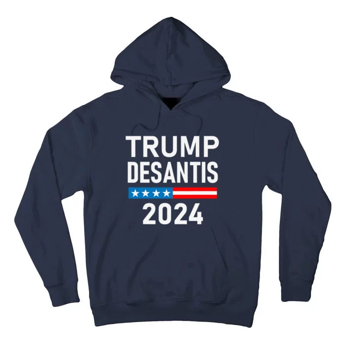 Perfect Republican Ticket_ Trump DeSantis 2024 Tall Hoodie