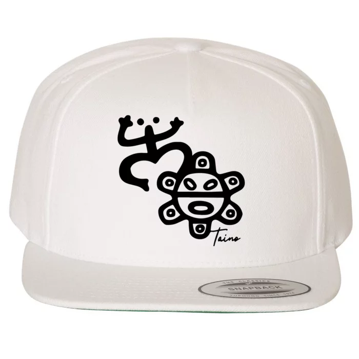 Puerto Rico Taino Coqui Frog Wool Snapback Cap