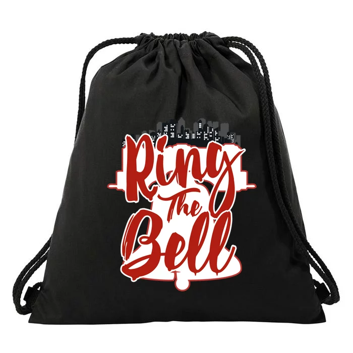 Philly Ring The Bell Philadelphia Baseball Vintage Christmas Drawstring Bag