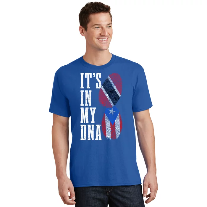 Puerto Rico Trinidad Tobago Its In My Dna Pride Puerto Rican Cool Gift T-Shirt