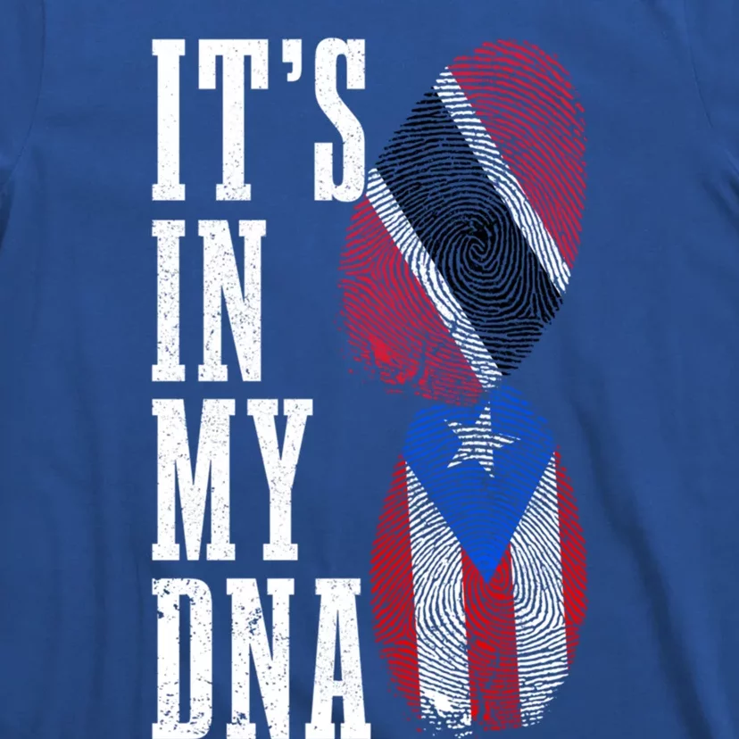 Puerto Rico Trinidad Tobago Its In My Dna Pride Puerto Rican Cool Gift T-Shirt