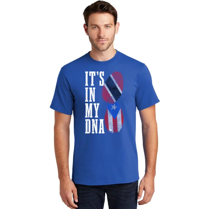 Puerto Rico Trinidad Tobago Its In My Dna Pride Puerto Rican Cool Gift Tall T-Shirt