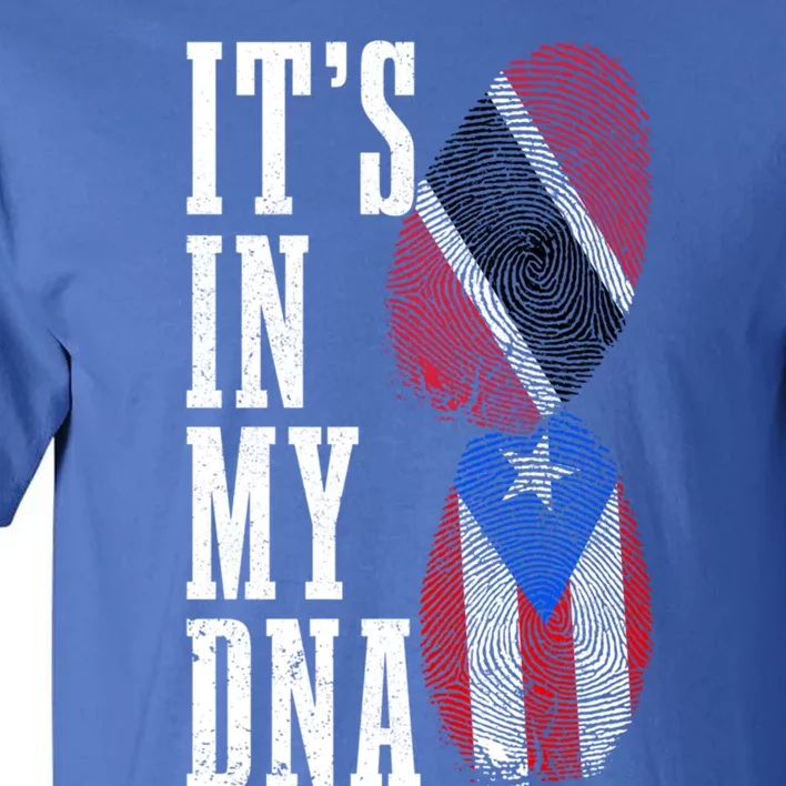 Puerto Rico Trinidad Tobago Its In My Dna Pride Puerto Rican Cool Gift Tall T-Shirt