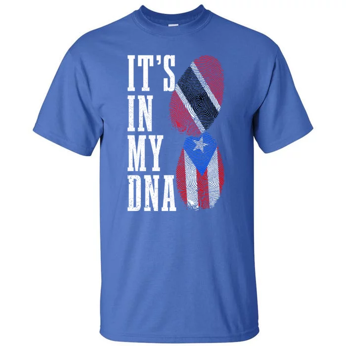 Puerto Rico Trinidad Tobago Its In My Dna Pride Puerto Rican Cool Gift Tall T-Shirt