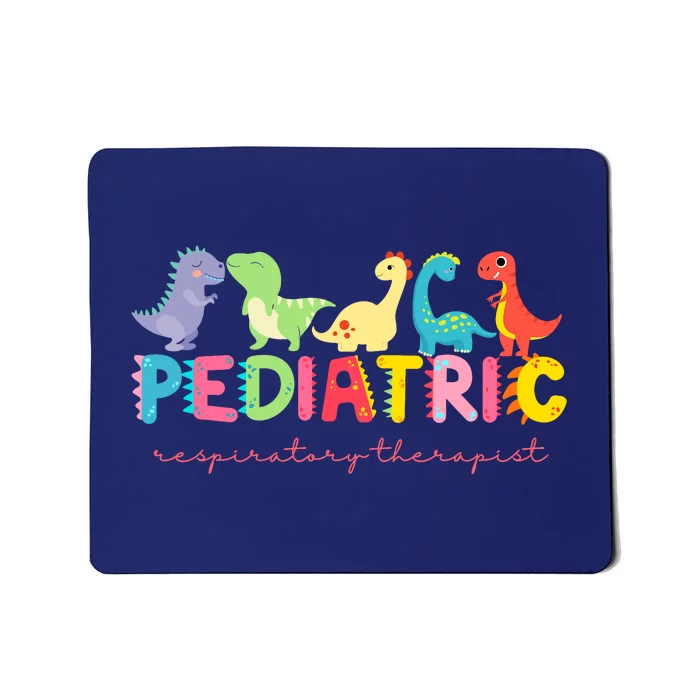 Pediatric Respiratory Therapist Dinosaur Nurse Appreciation Mousepad