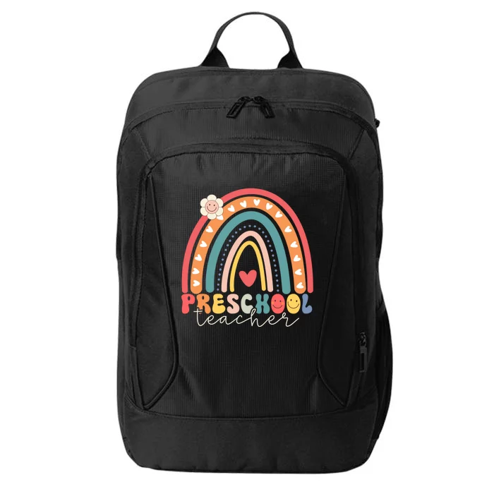 Preschool Rainbow Teacher Team Preschool Squad Gift City Backpack