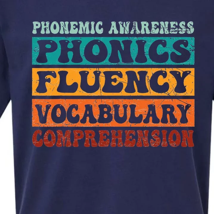 Phonemic Reading Teacher Science of Reading Phonics Sueded Cloud Jersey T-Shirt