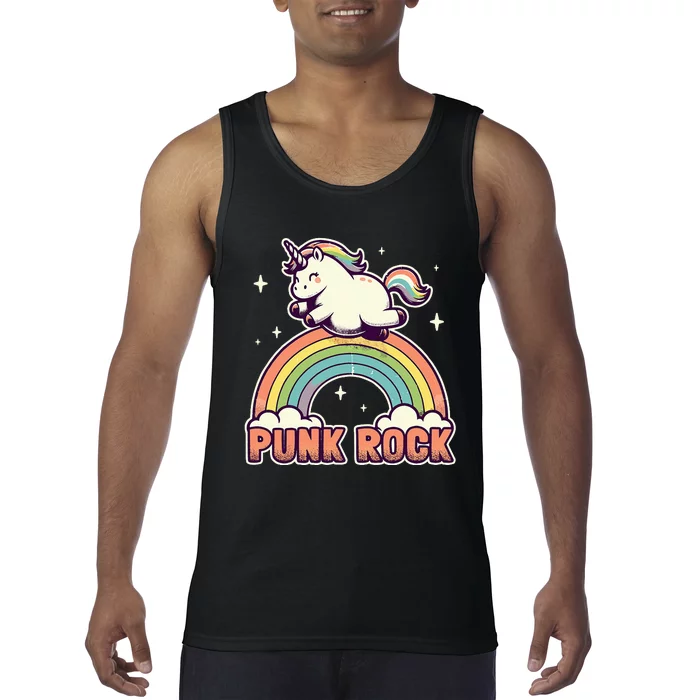 Punk Rock Unicorn I Punk Rock Tank Top