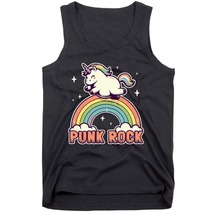 Punk Rock Unicorn I Punk Rock Tank Top