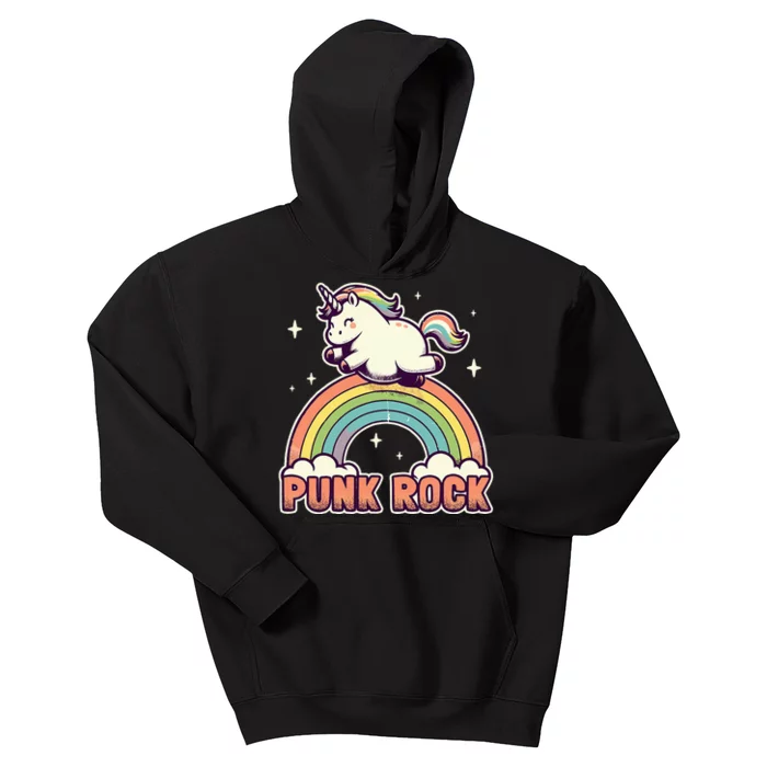 Punk Rock Unicorn I Punk Rock Kids Hoodie