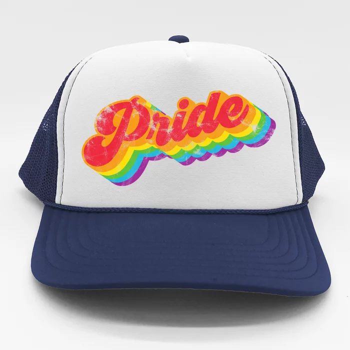 Pride Retro Vintage Trucker Hat