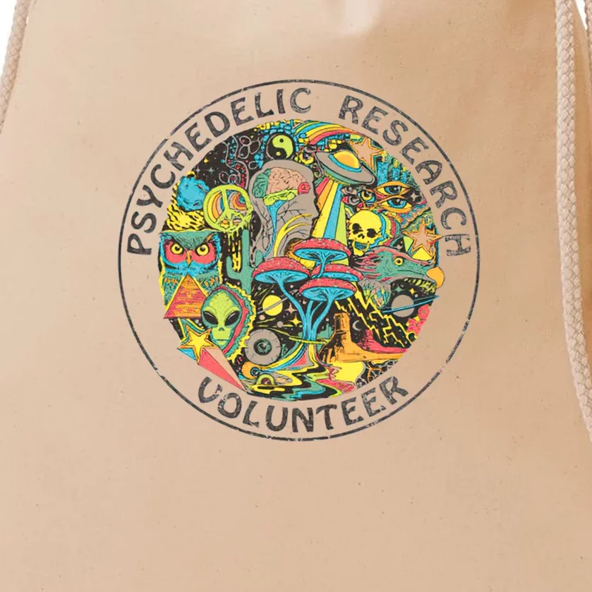 Psychedelic Research Volunteer Drawstring Bag