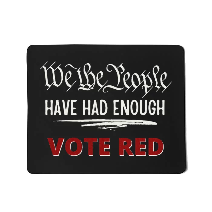 Pro Republican Vote Red Mousepad