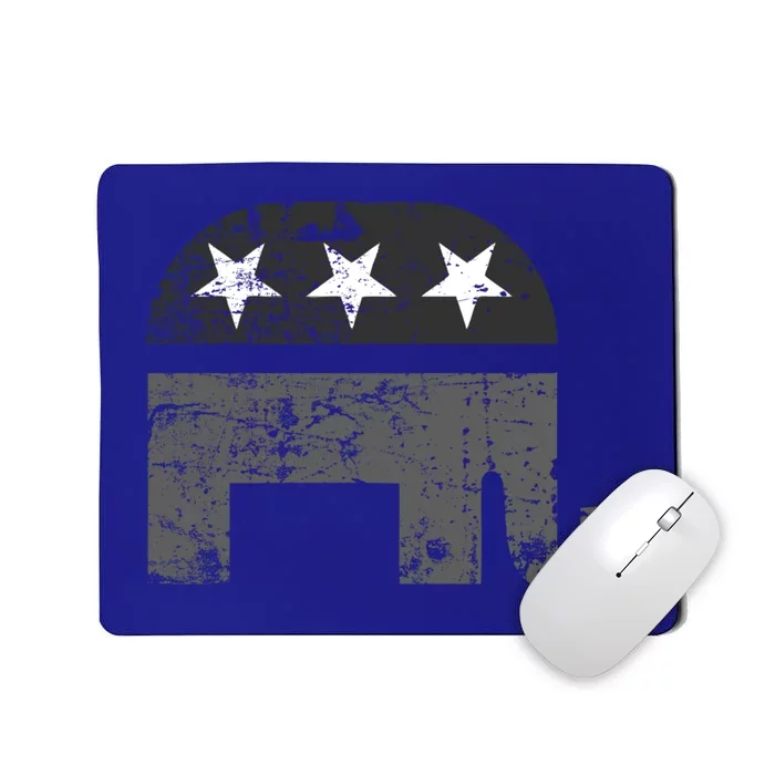 Patriotic Republican Vintage Distressed Style Graphic Cute Gift Mousepad