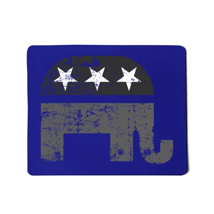 Patriotic Republican Vintage Distressed Style Graphic Cute Gift Mousepad