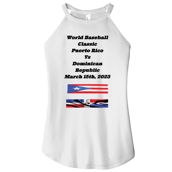 Puerto Rico Vs Dominican Republic Women’s Perfect Tri Rocker Tank