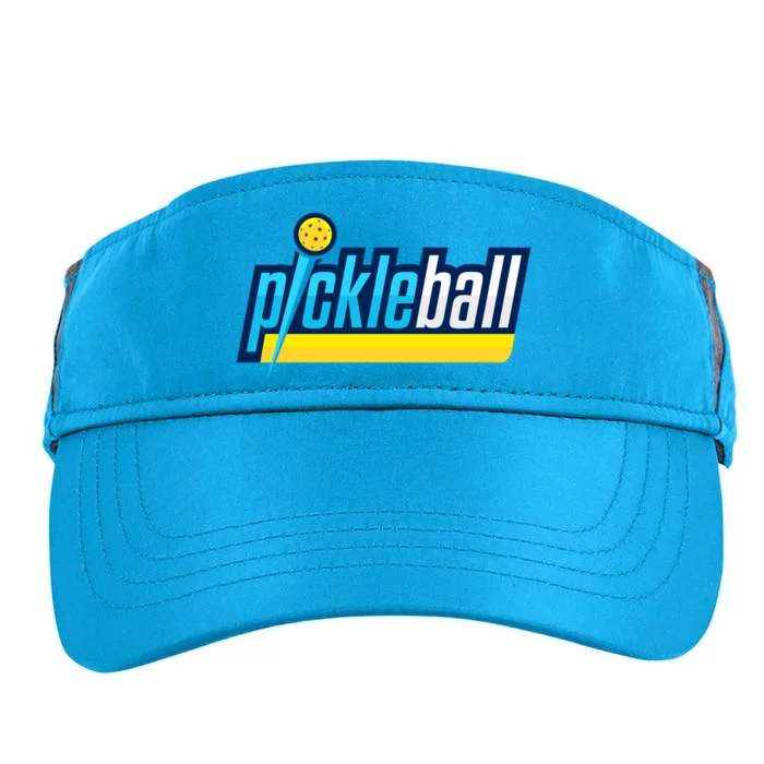 Pickleball Retro Volt Logo Adult Drive Performance Visor