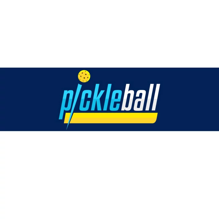 Pickleball Retro Volt Logo Bumper Sticker