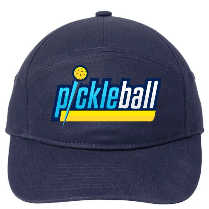 Pickleball Retro Volt Logo 7-Panel Snapback Hat