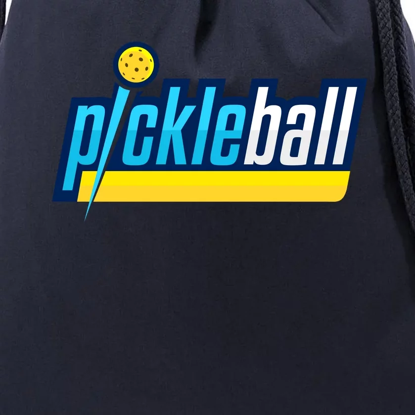 Pickleball Retro Volt Logo Drawstring Bag