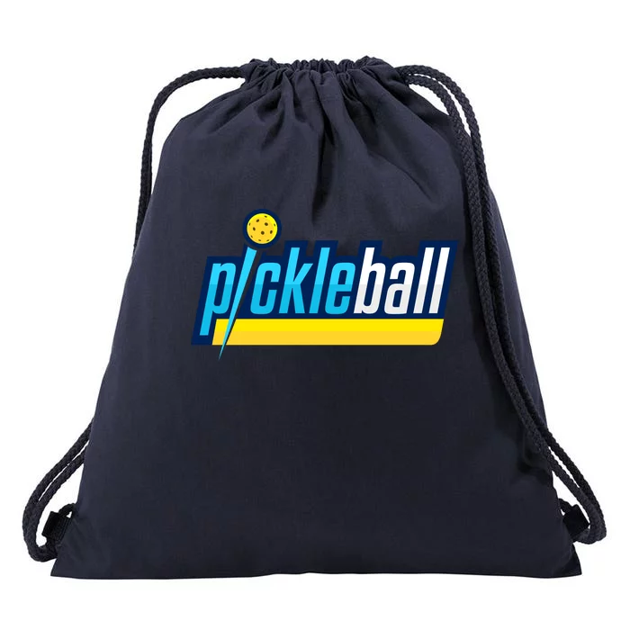 Pickleball Retro Volt Logo Drawstring Bag