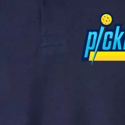 Pickleball Retro Volt Logo Softstyle Adult Sport Polo