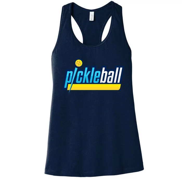 Pickleball Retro Volt Logo Women's Racerback Tank