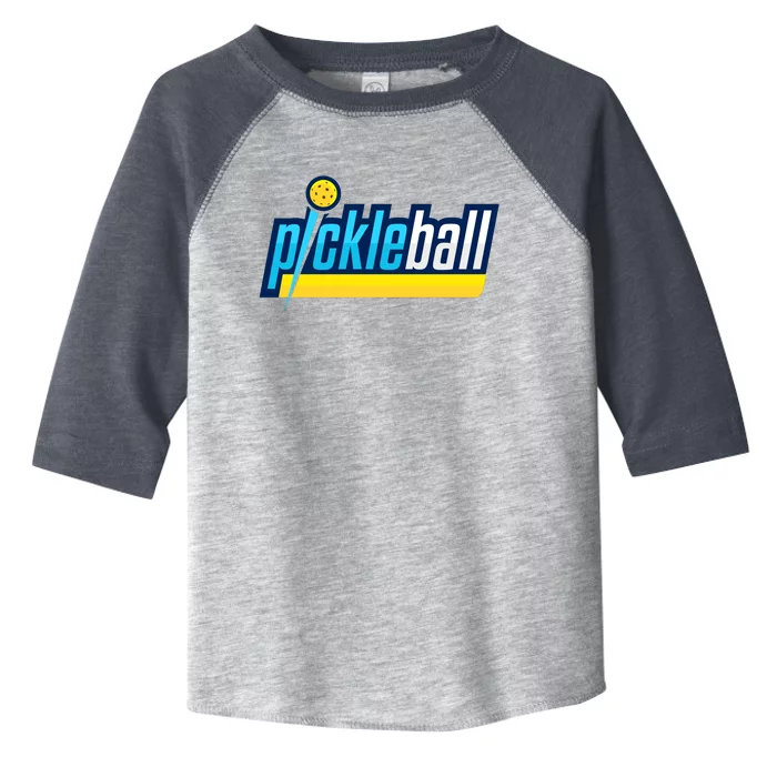 Pickleball Retro Volt Logo Toddler Fine Jersey T-Shirt