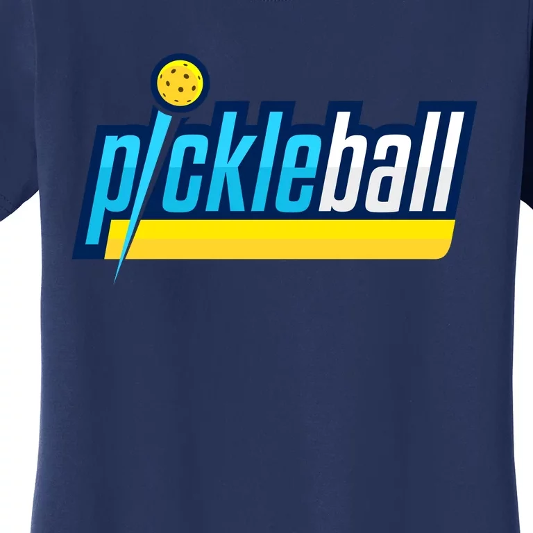 Pickleball Retro Volt Logo Women's T-Shirt