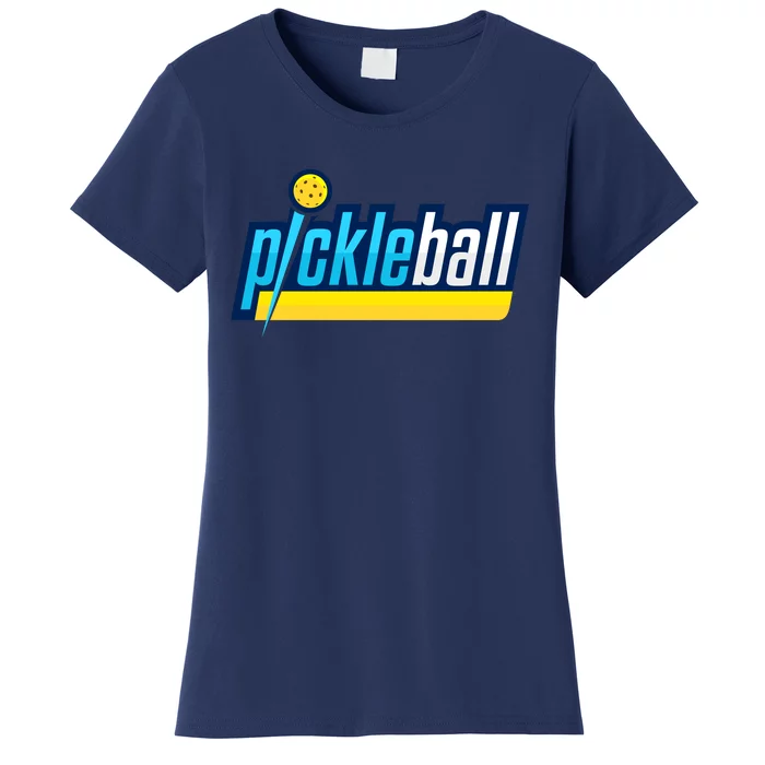 Pickleball Retro Volt Logo Women's T-Shirt