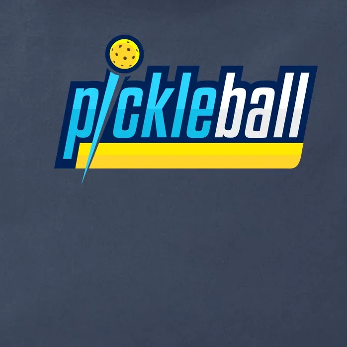 Pickleball Retro Volt Logo Zip Tote Bag