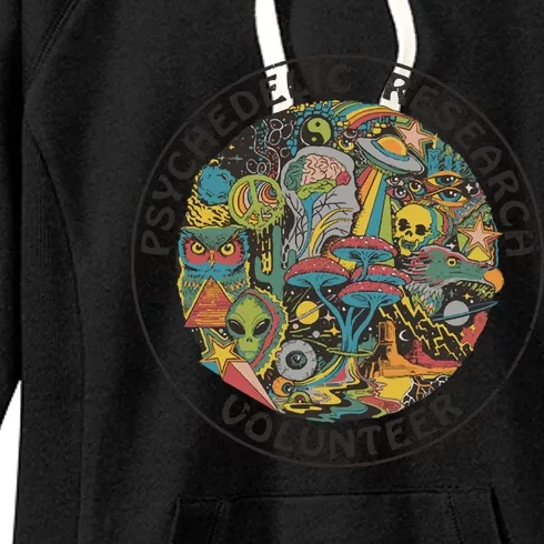 Psychedelic Research Volunteer Women's Fleece Hoodie