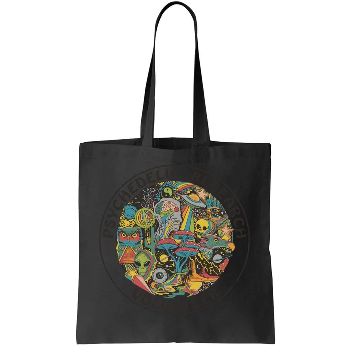 Psychedelic Research Volunteer Tote Bag