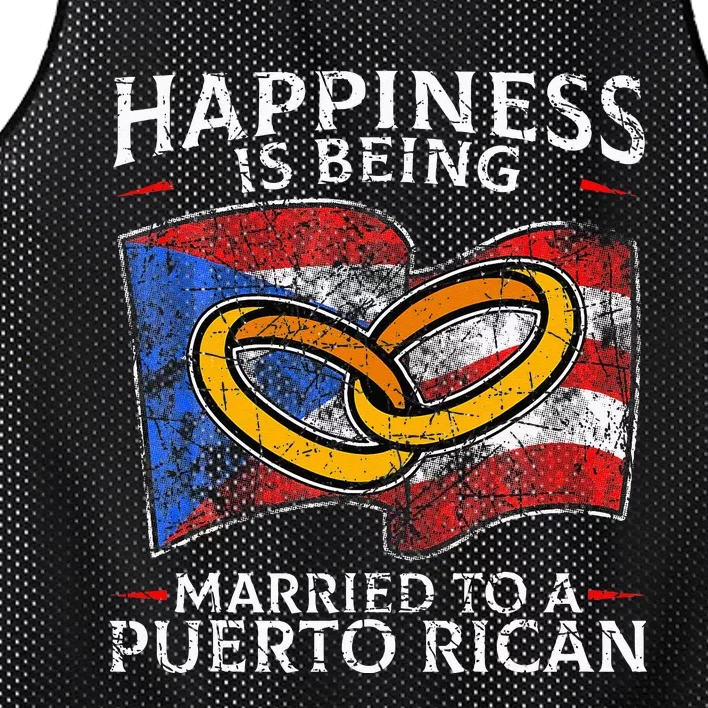 Puerto Rican Wedding Commonwealth Of Puerto Rico PR Mesh Reversible Basketball Jersey Tank