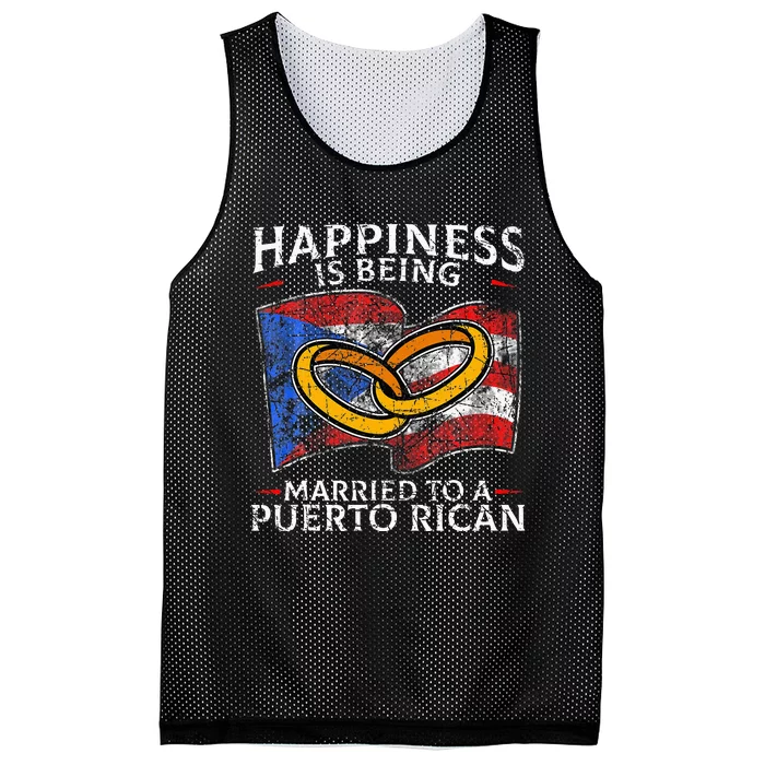 Puerto Rican Wedding Commonwealth Of Puerto Rico PR Mesh Reversible Basketball Jersey Tank