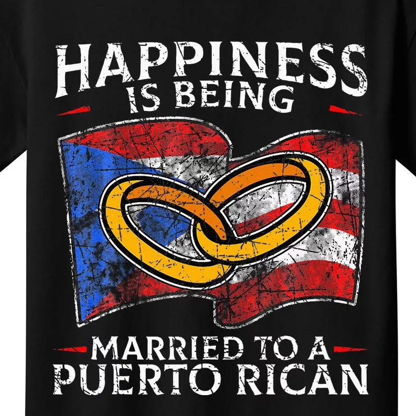 Puerto Rican Wedding Commonwealth Of Puerto Rico PR Kids T-Shirt