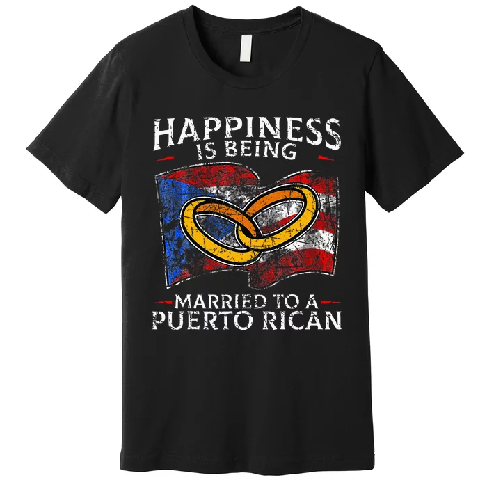 Puerto Rican Wedding Commonwealth Of Puerto Rico PR Premium T-Shirt