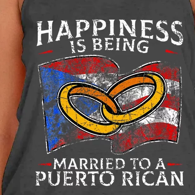 Puerto Rican Wedding Commonwealth Of Puerto Rico PR Women's Knotted Racerback Tank