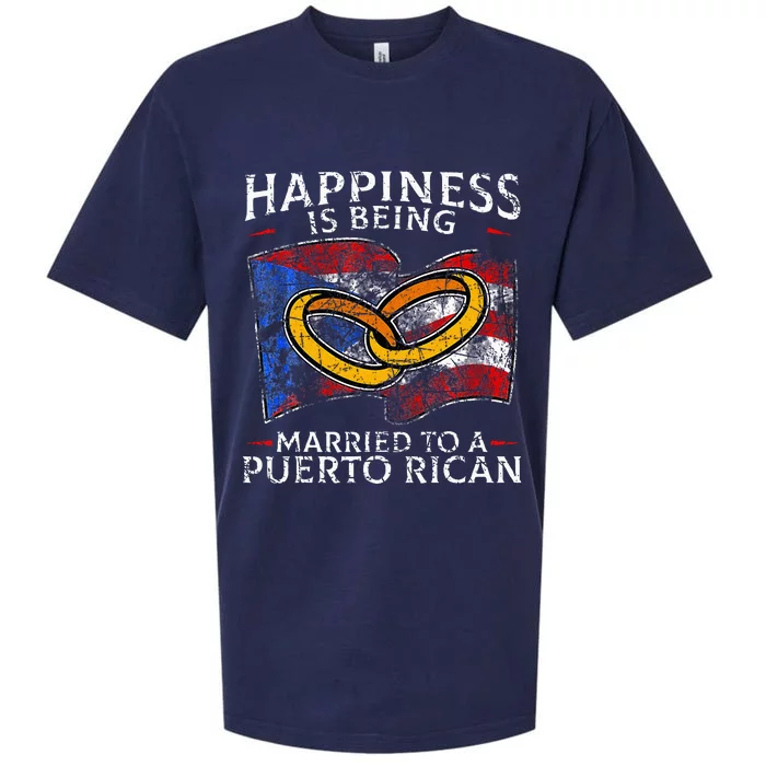 Puerto Rican Wedding Commonwealth Of Puerto Rico PR Sueded Cloud Jersey T-Shirt