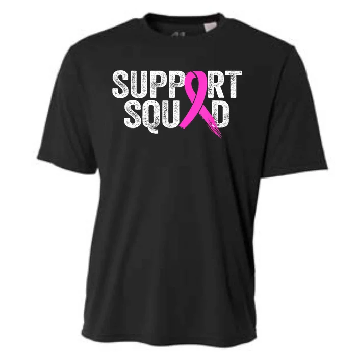 Pin.K Ribbon Women Support Squad Breast Cancer Awareness Month Gift Cooling Performance Crew T-Shirt