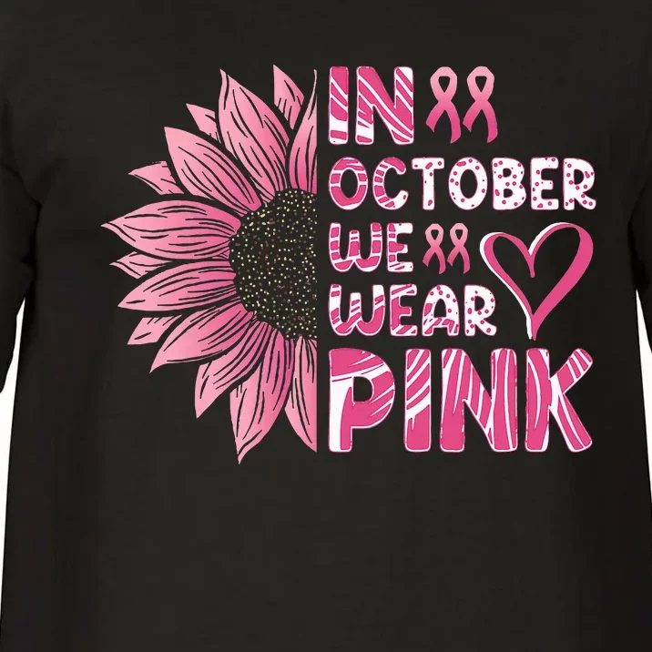 P.I.N.K Ribbon Witch Halloween Breast Cancer Comfort Colors T-Shirt