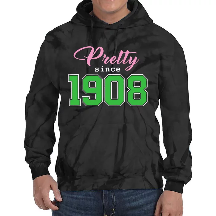 Pretty Since 1908 Sorority Tie Dye Hoodie